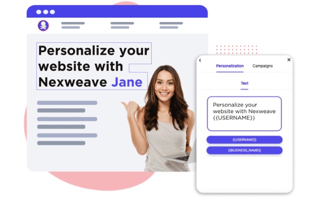 Nexweave - Website Personalization截图3