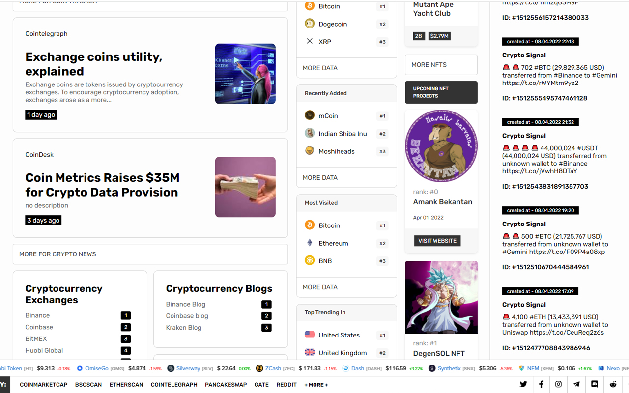 Exxeble - Search In Future - Crypto Tools截图3