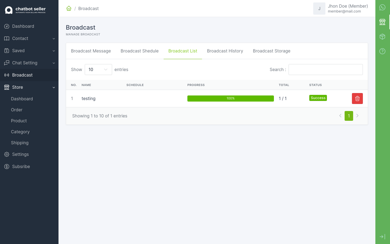 Chatbotseller - Ecommerce Store Automation截图1
