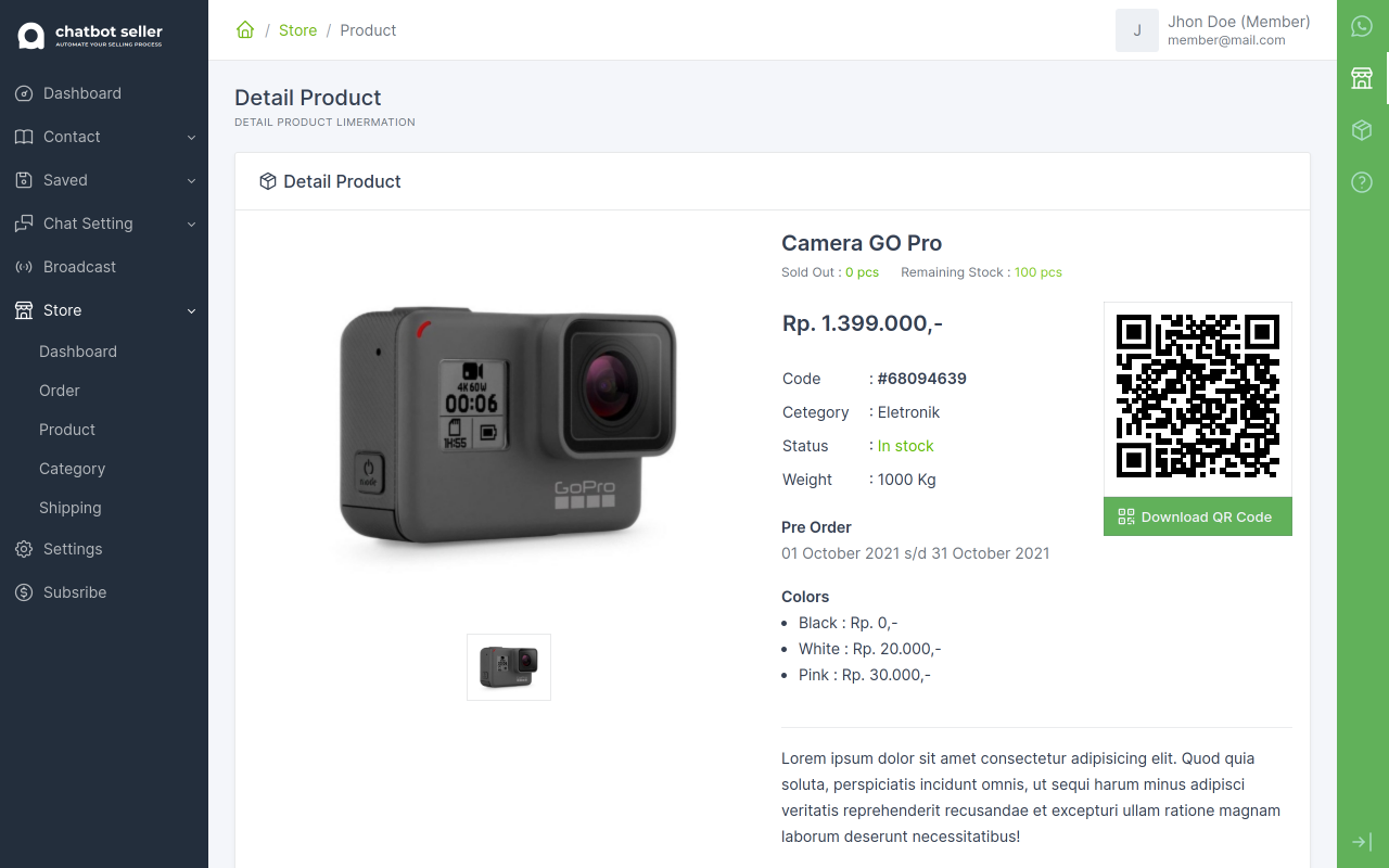 Chatbotseller - Ecommerce Store Automation截图5