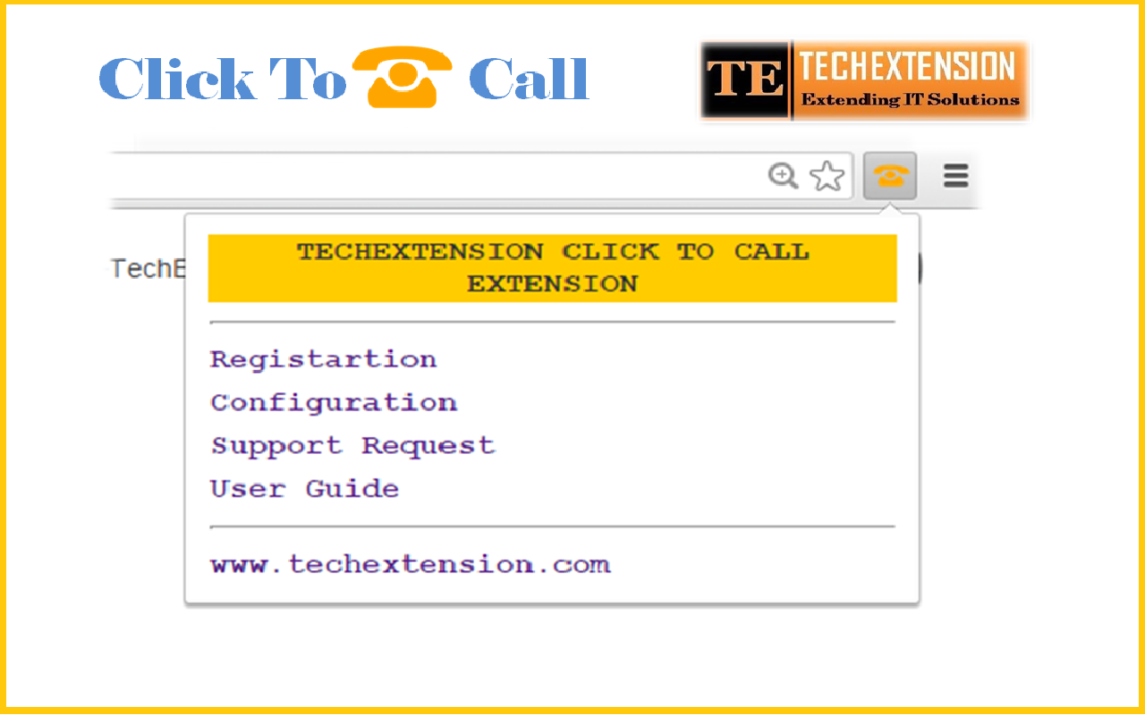 Click To Call Chrome Extension截图1