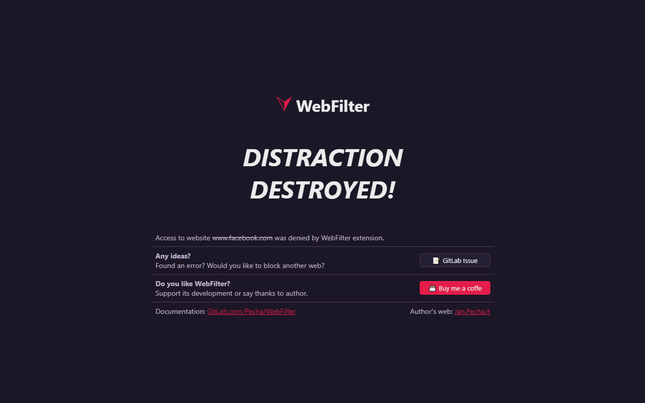 WebFilter截图2