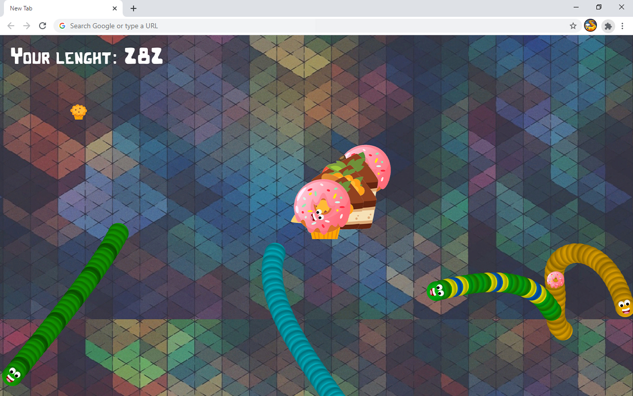 Worms Zone io Game截图1