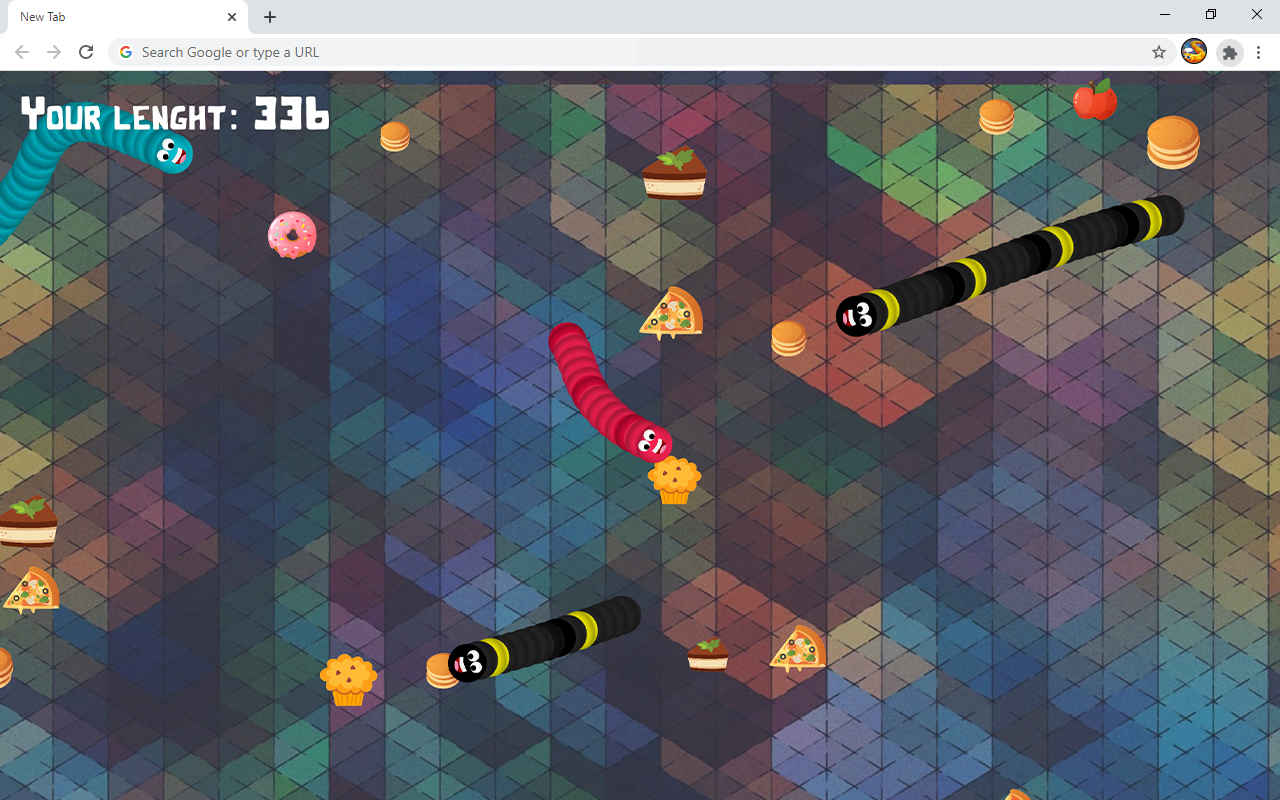 Worms Zone io Game截图3