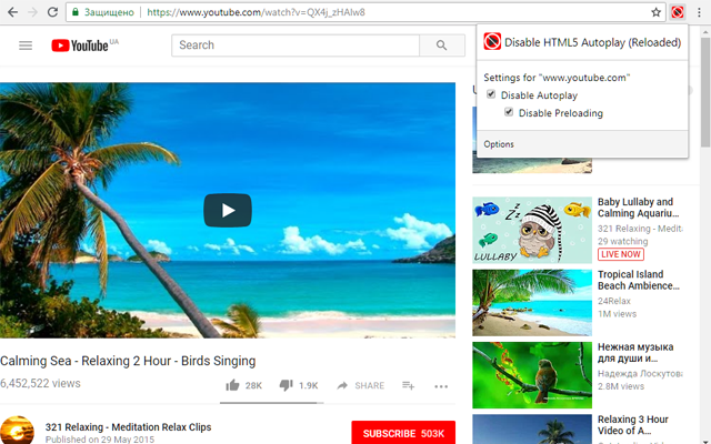 Disable HTML5 Autoplay (Reloaded)截图1