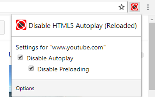 Disable HTML5 Autoplay (Reloaded)截图2