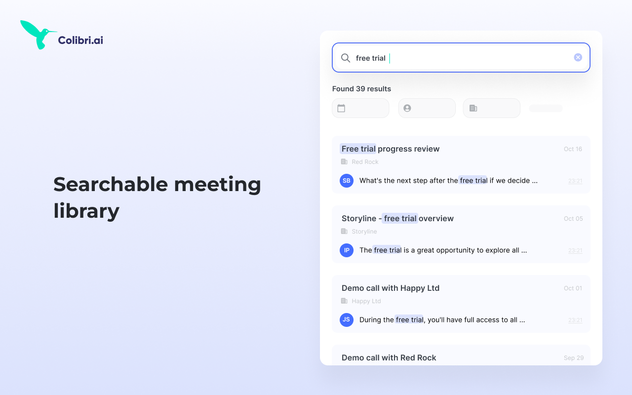 Colibri – AI Note Taking & Transcription App截图1