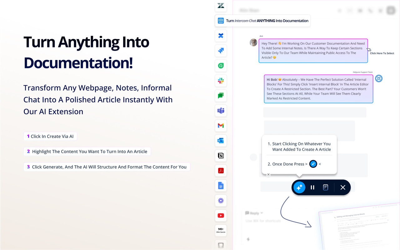 Helpjuice: Auto-Updating Knowledge Base.截图1
