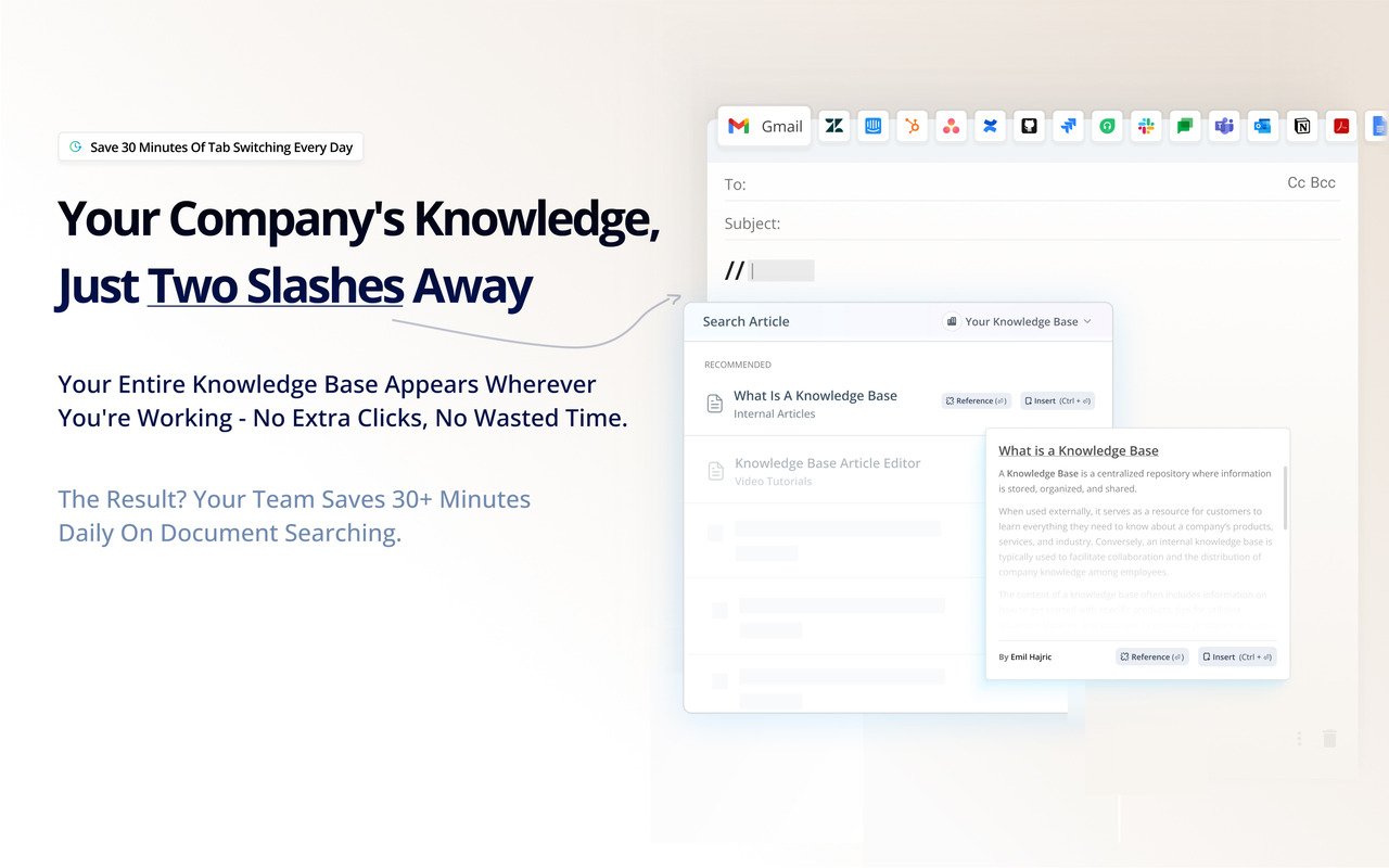 Helpjuice: Auto-Updating Knowledge Base.截图3