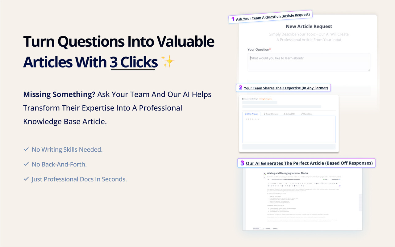 Helpjuice: Auto-Updating Knowledge Base.截图4