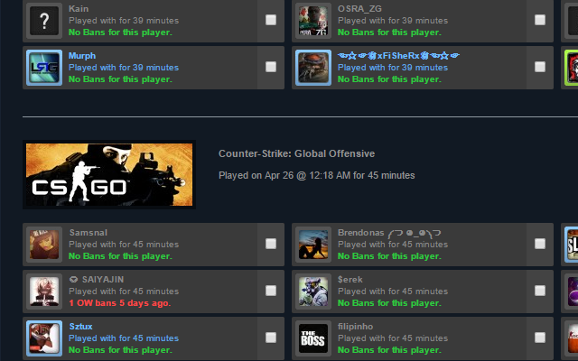 Ban Checker for Steam截图3