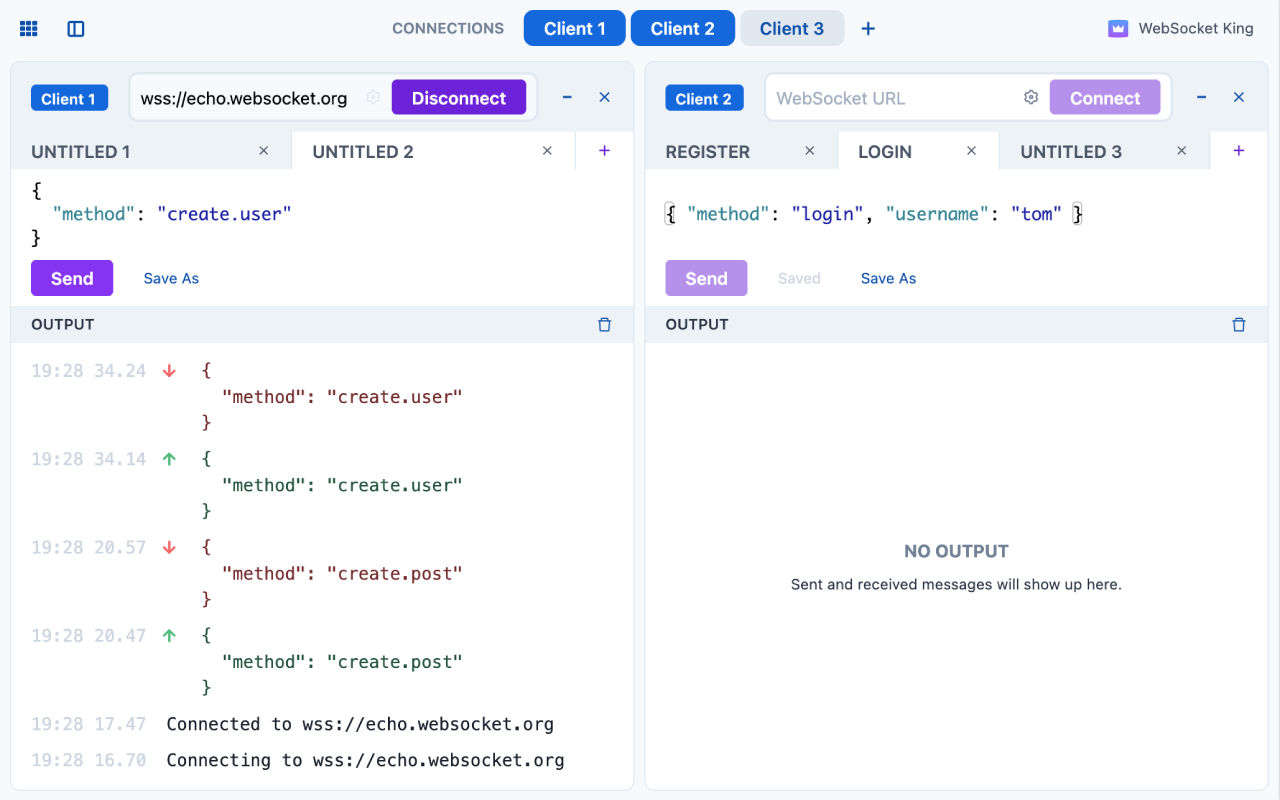 WebSocket King Client截图3