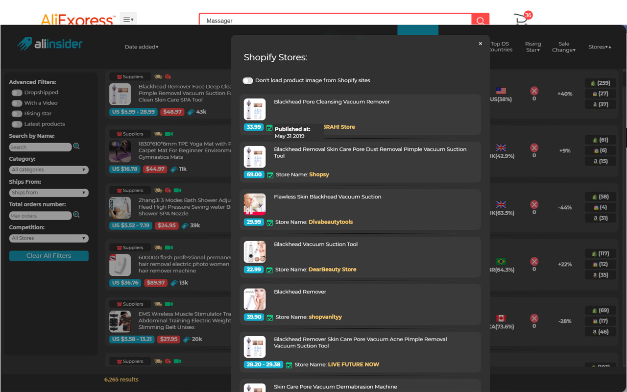 Ali Insider- AliExpress Product Research Tool截图1