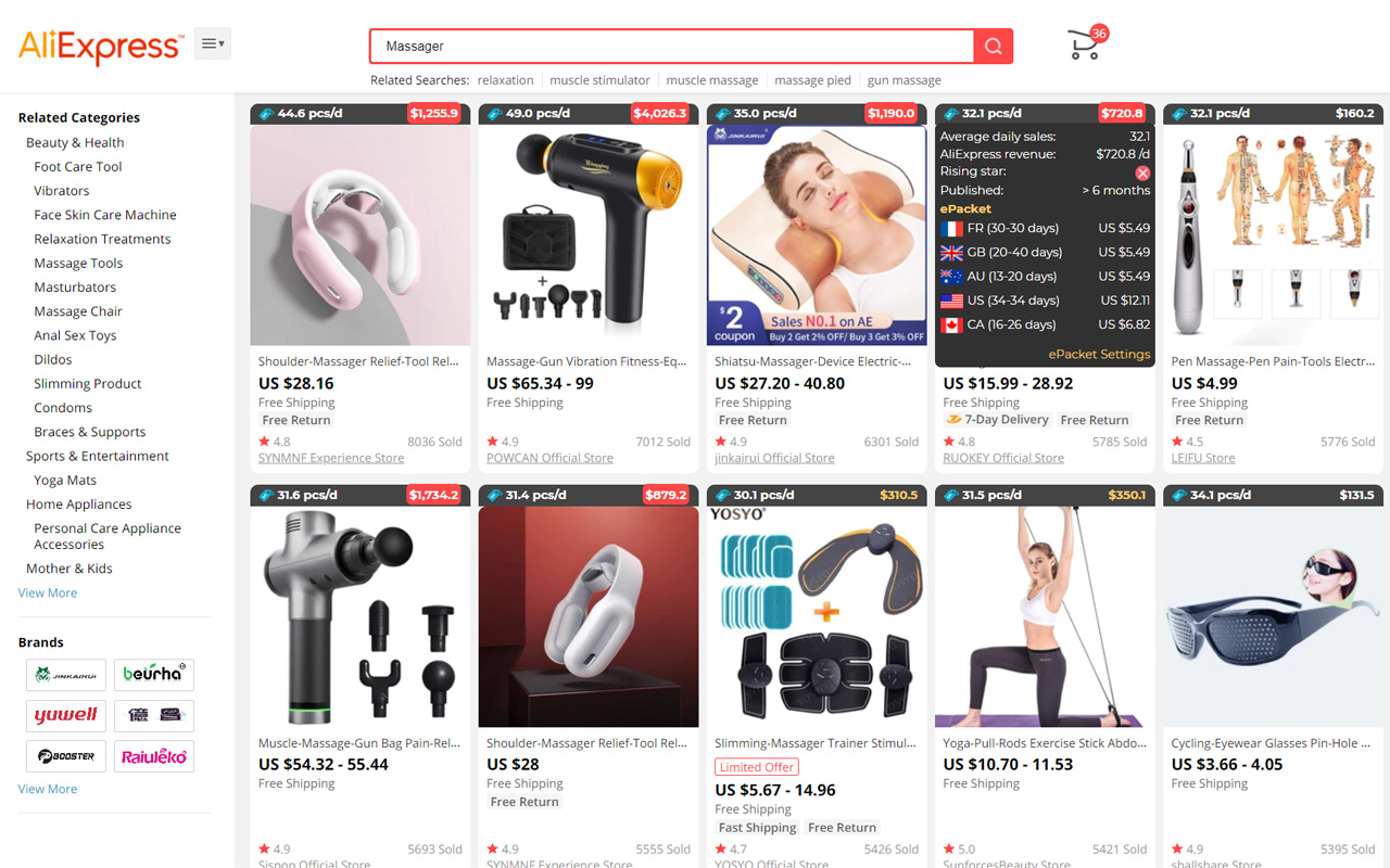Ali Insider- AliExpress Product Research Tool截图2