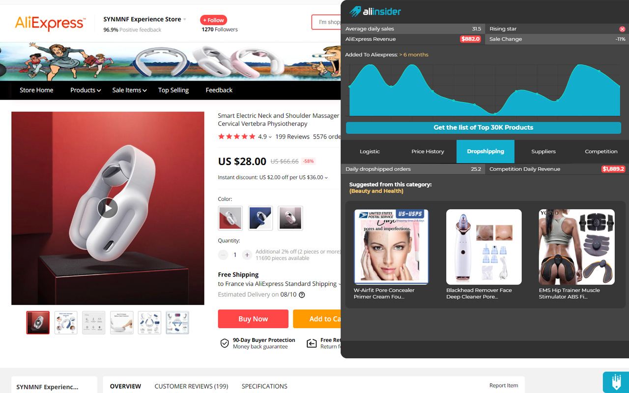 Ali Insider- AliExpress Product Research Tool截图3