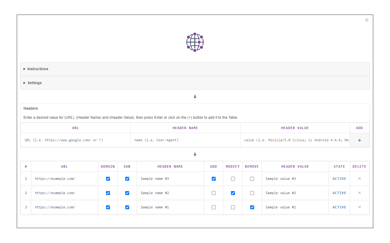 Modify Header Value (HTTP Headers)截图2
