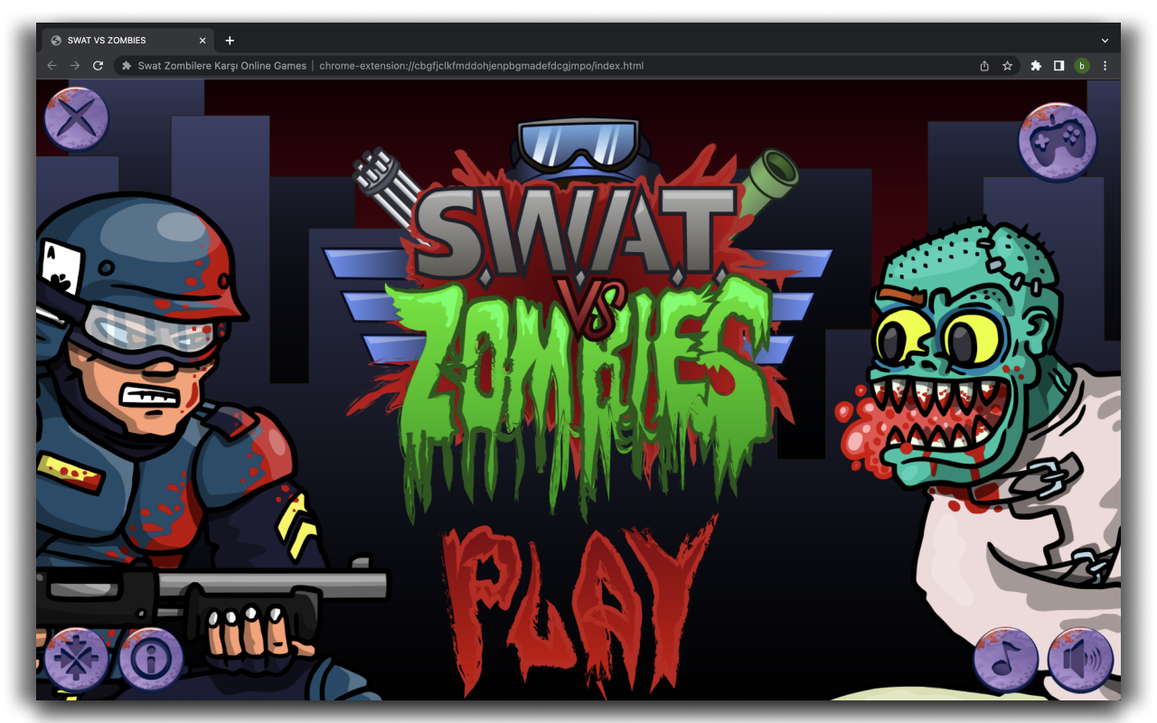 Swat vs Zombies - HTML5 Game截图3