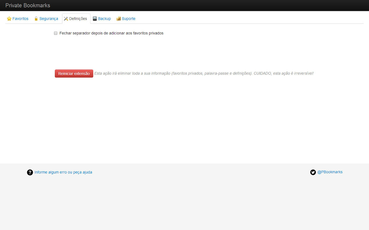Private Bookmarks截图5