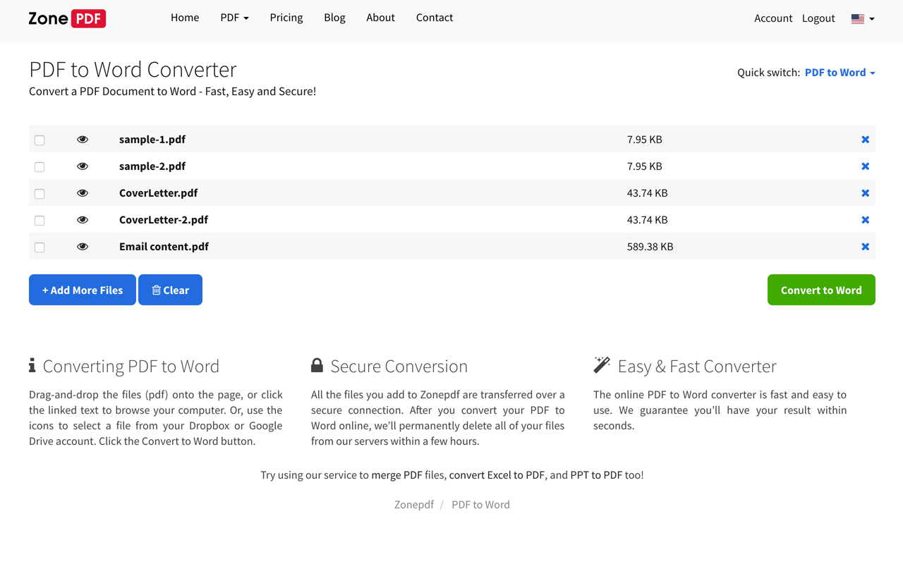 PDF to Word截图4