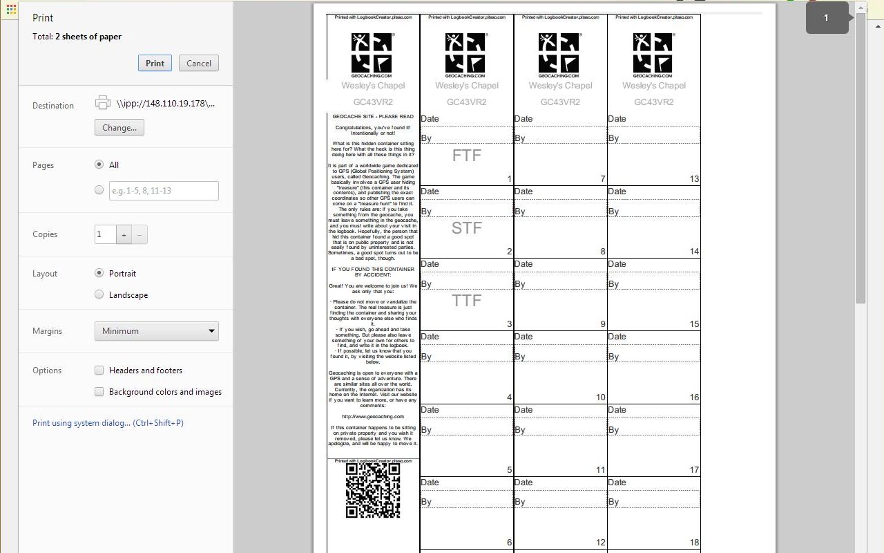 Geocaching Logbook Creator截图1