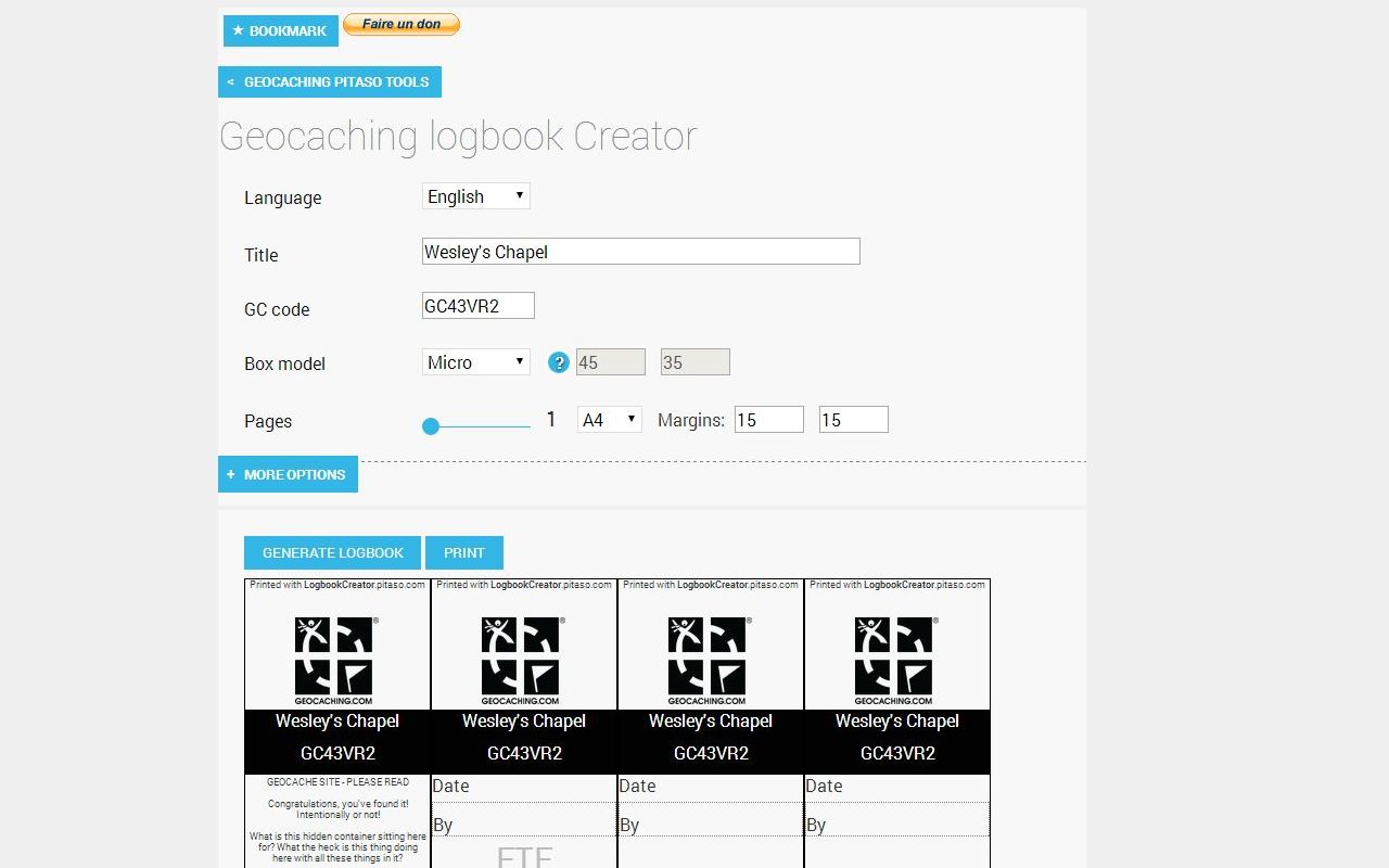 Geocaching Logbook Creator截图2