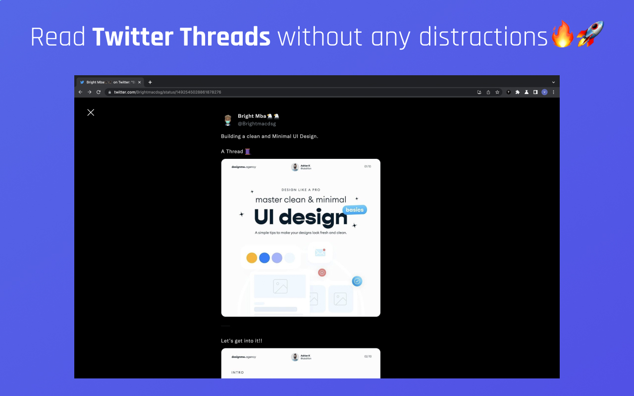 Twitter thread reader截图2