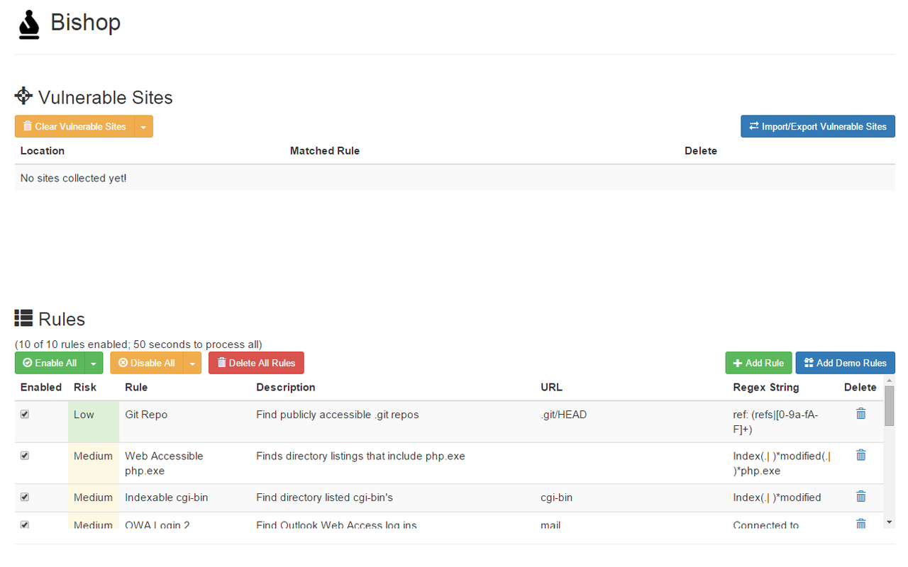 Bishop Vulnerability Scanner截图1
