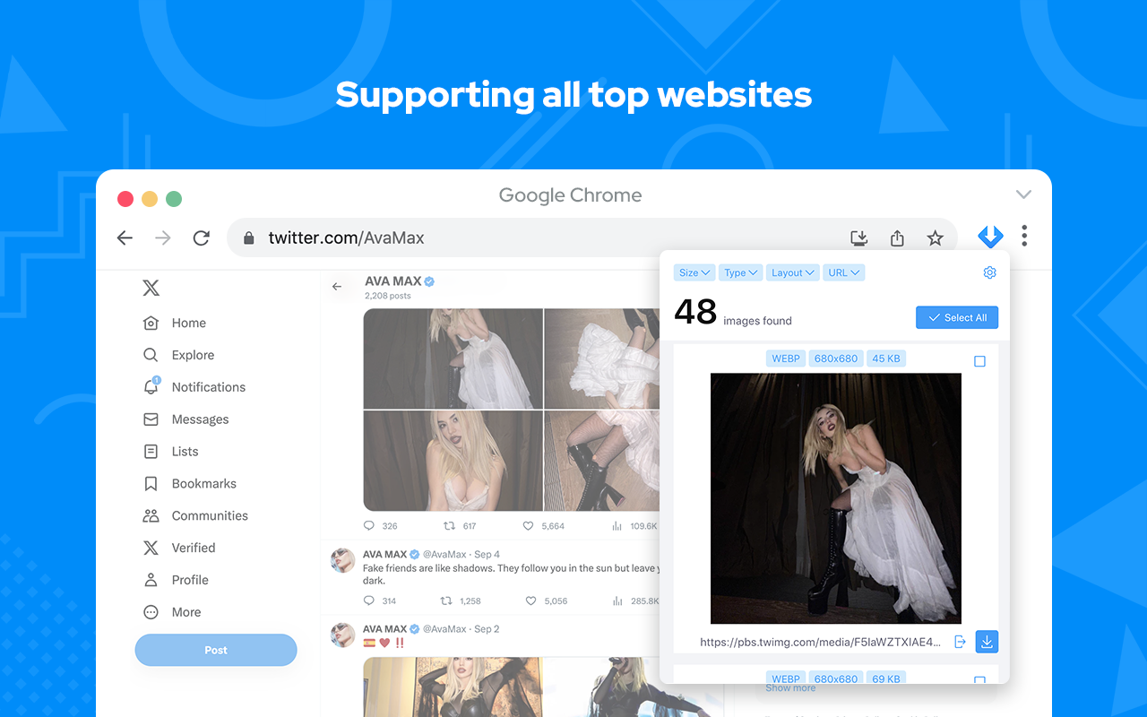 Image Downloader - picture and photos saver截图1