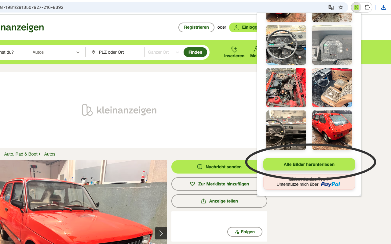 Kleinanzeigen Image Viewer & Downloader截图1