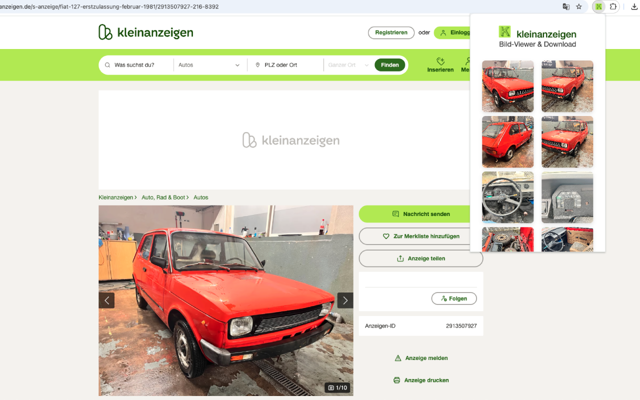 Kleinanzeigen Image Viewer & Downloader截图3