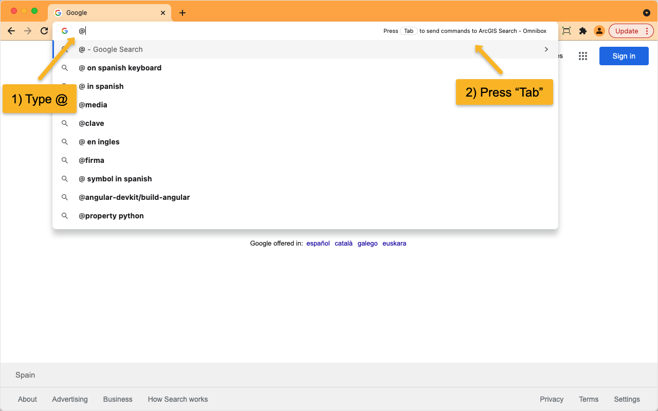 ArcGIS Search - Omnibox截图1