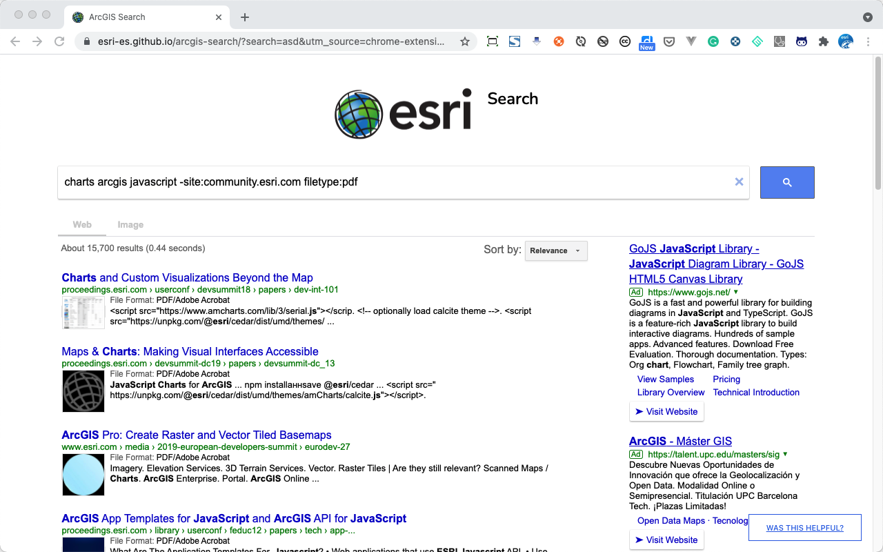 ArcGIS Search - Omnibox截图2