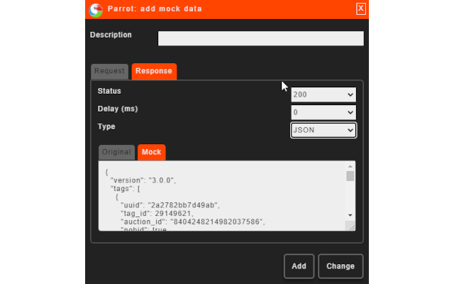 Parrot API mocking截图1