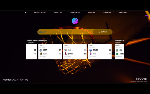 Ultimate Basketball Fan Extension截图1