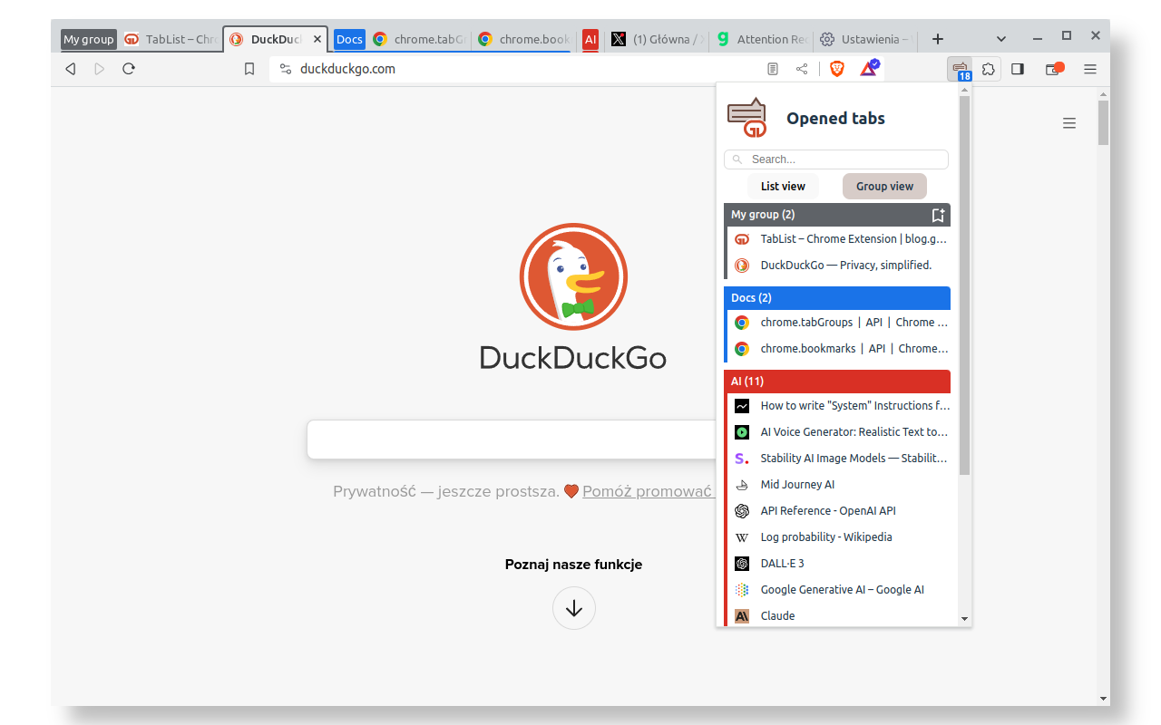 Tab List截图3