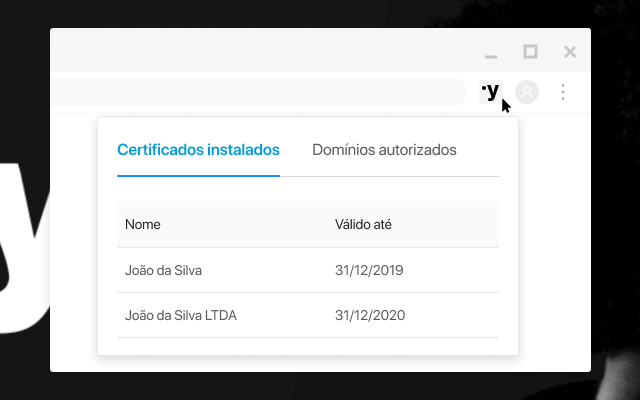 Assinatura Digital no Navegador - SyngularID截图1