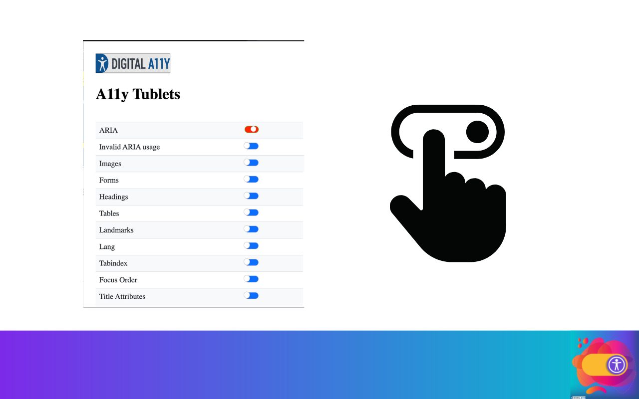 DigitalA11Y Tublets截图2
