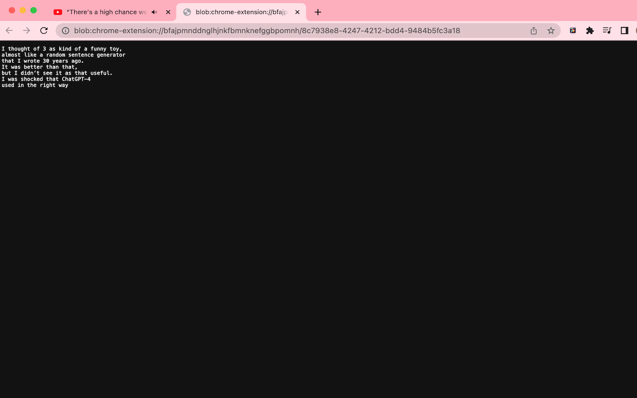 Youtube Closed Caption Exporter截图1