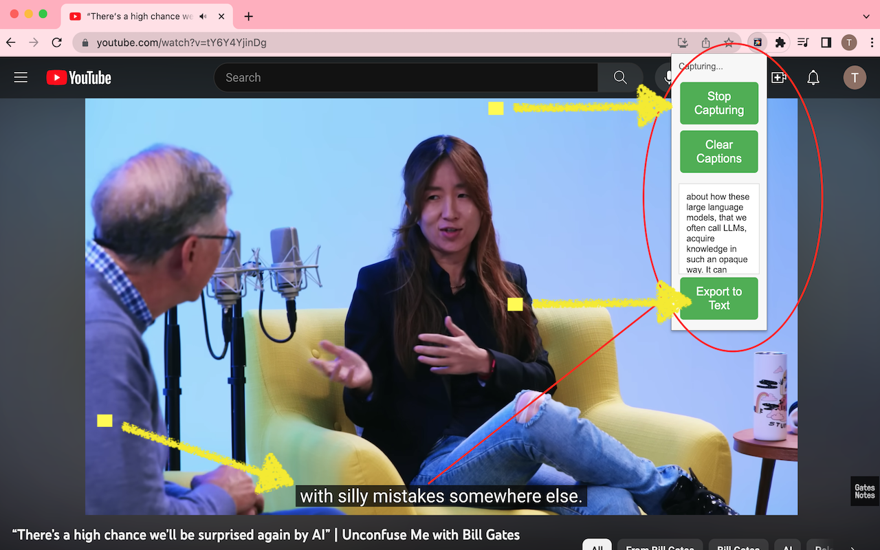 Youtube Closed Caption Exporter截图2