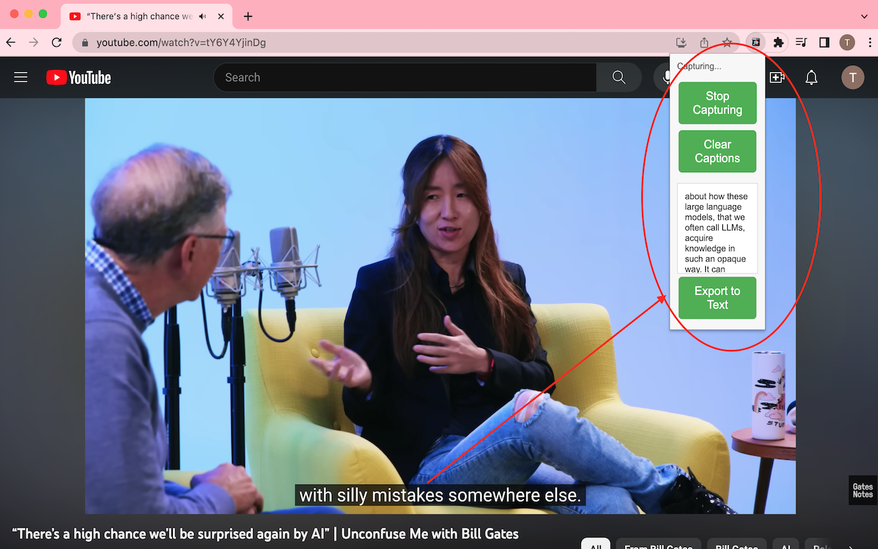 Youtube Closed Caption Exporter截图3
