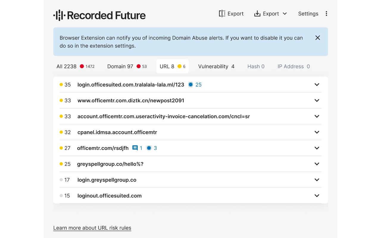 Recorded Future截图1