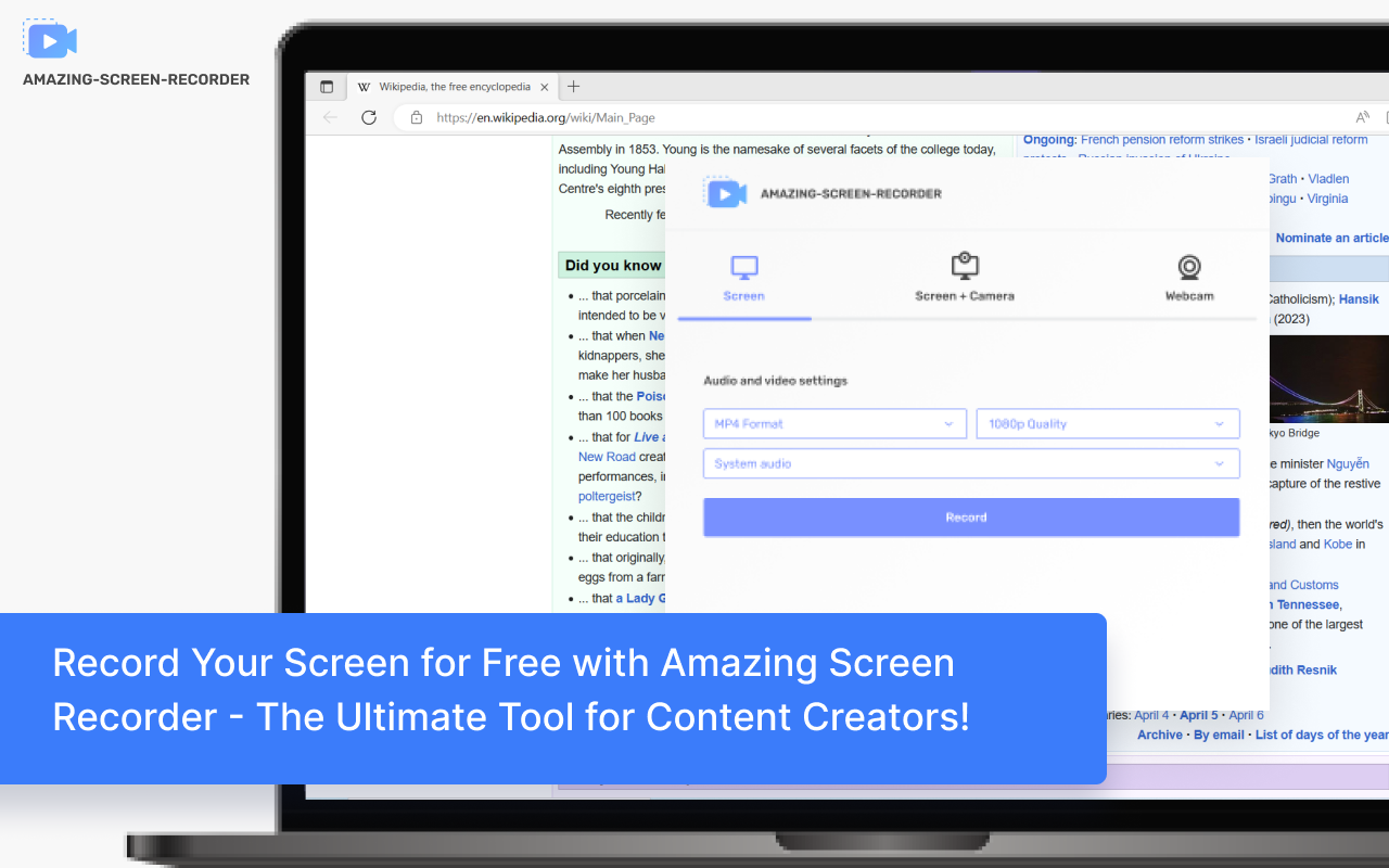 Amazing Screen Recorder截图1