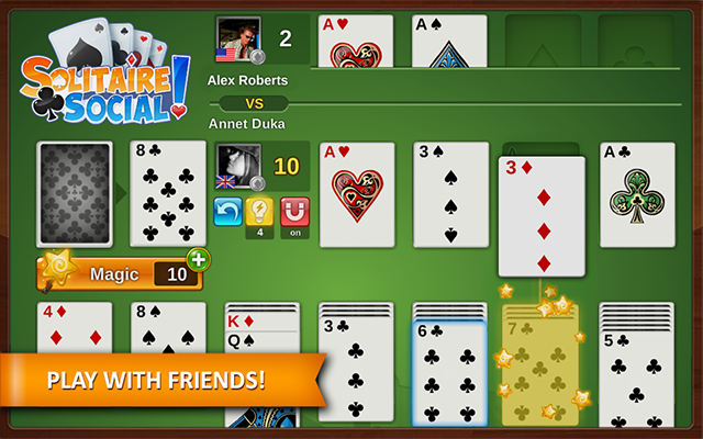 Solitaire Social Flash Allow截图3