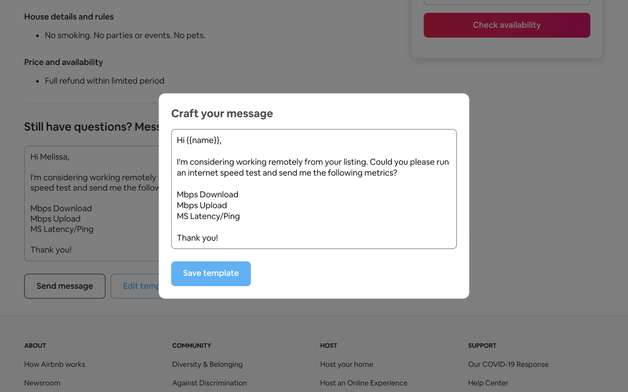 Roamer - Airbnb Internet Speeds截图5