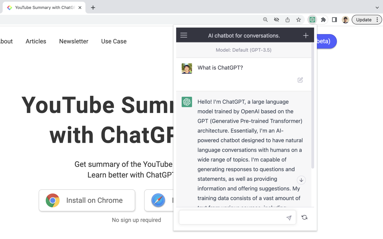 YouTube Summary & ChatGPT by Glasp截图4