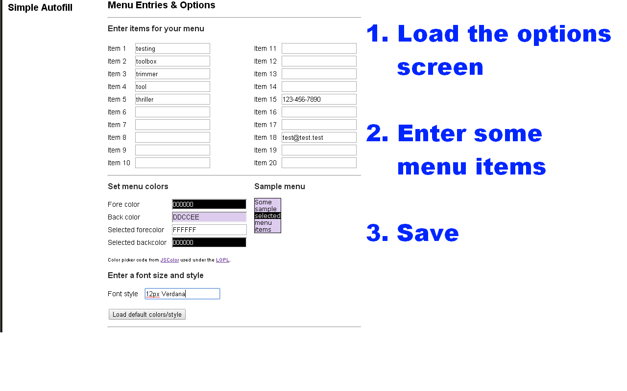 Simple Autofill截图2