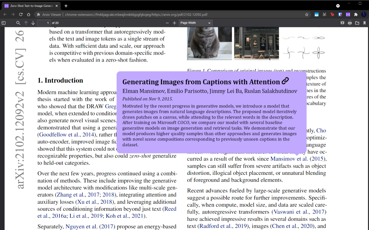 Arxiv Viewer截图1