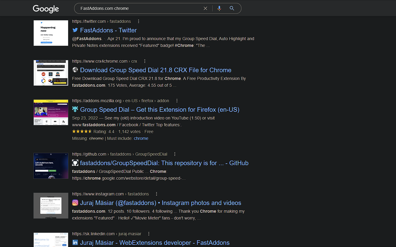 Search Result Previews截图1