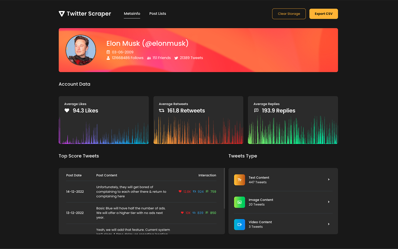 X Twitter Scraper截图1