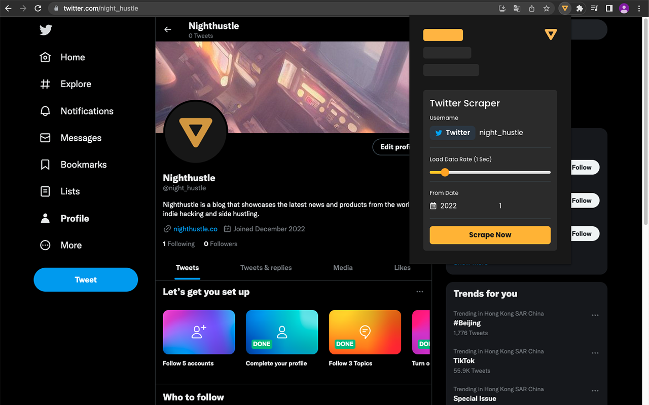 X Twitter Scraper截图3